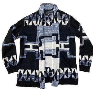 Men’s Blue Patterned Cardigan